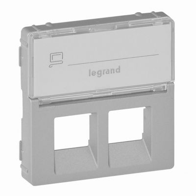 Valena Life Plakietka Z Etykietą Gniazda 2Xrj 45 Aluminium Produkt Wycofany LEGRAND (755482)